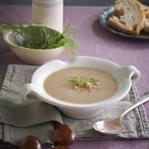 Chestnut Apple and Fennel Soup