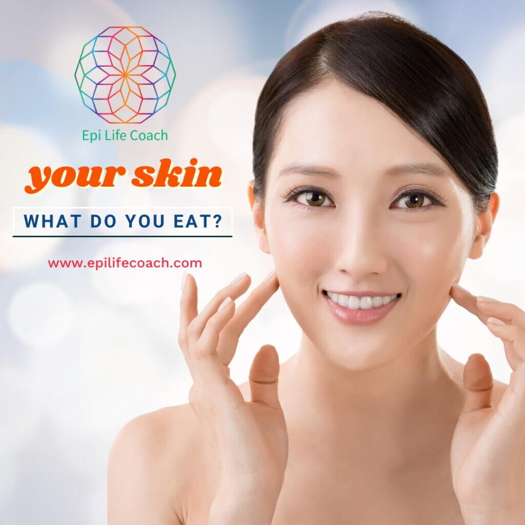 Food, diet and skin