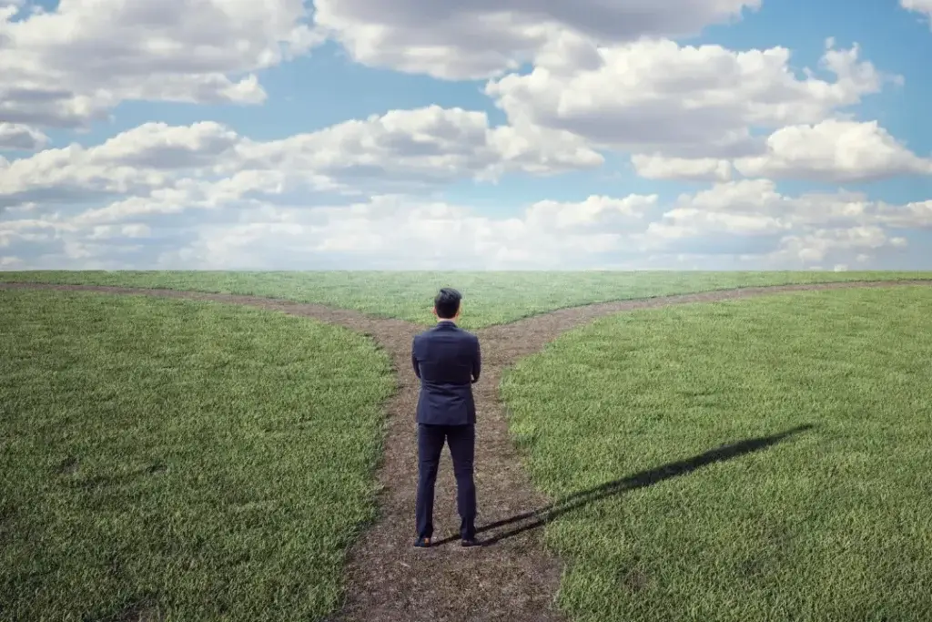 Why you feel stuck between two choices